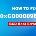 0xc0000098 BCD boot error