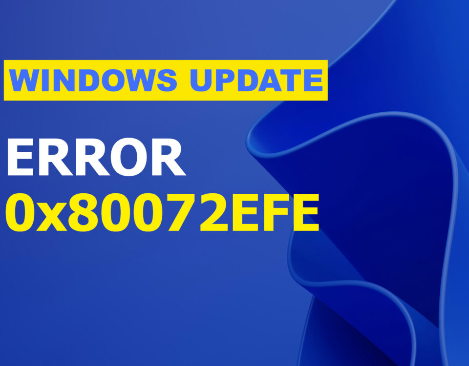 Windows Update Error 0x80072EFE