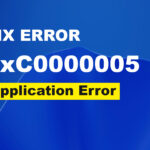 error 0xC0000005