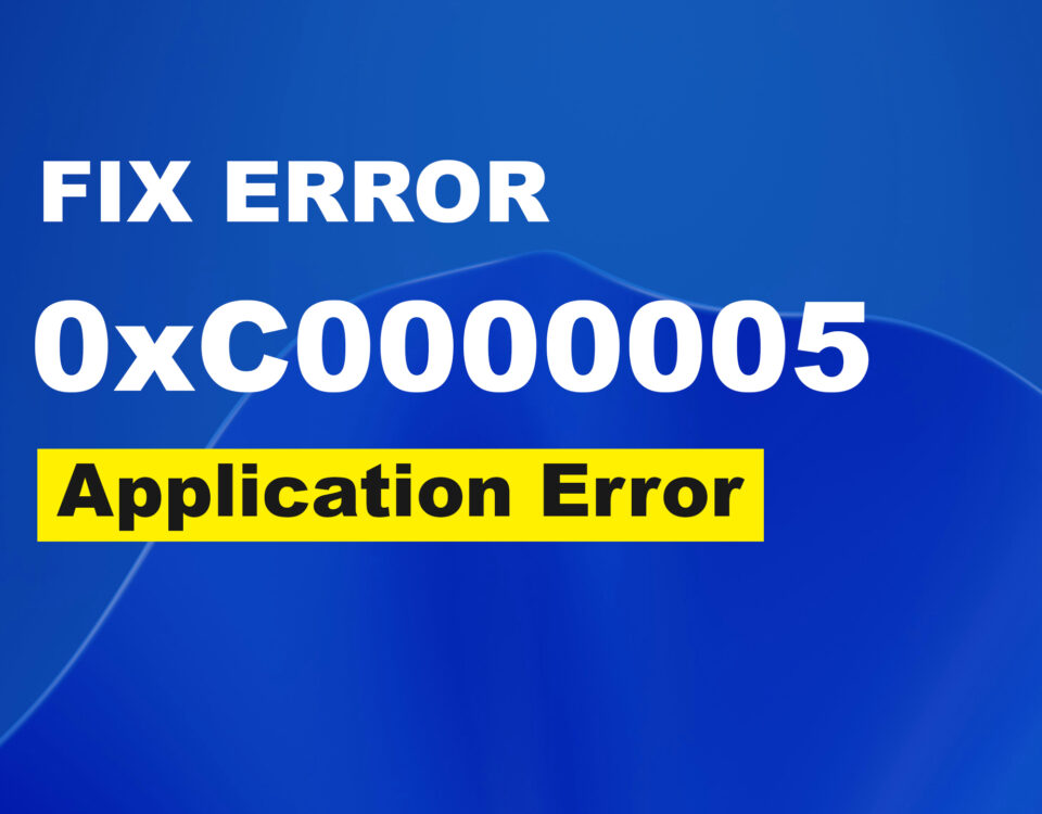 error 0xC0000005
