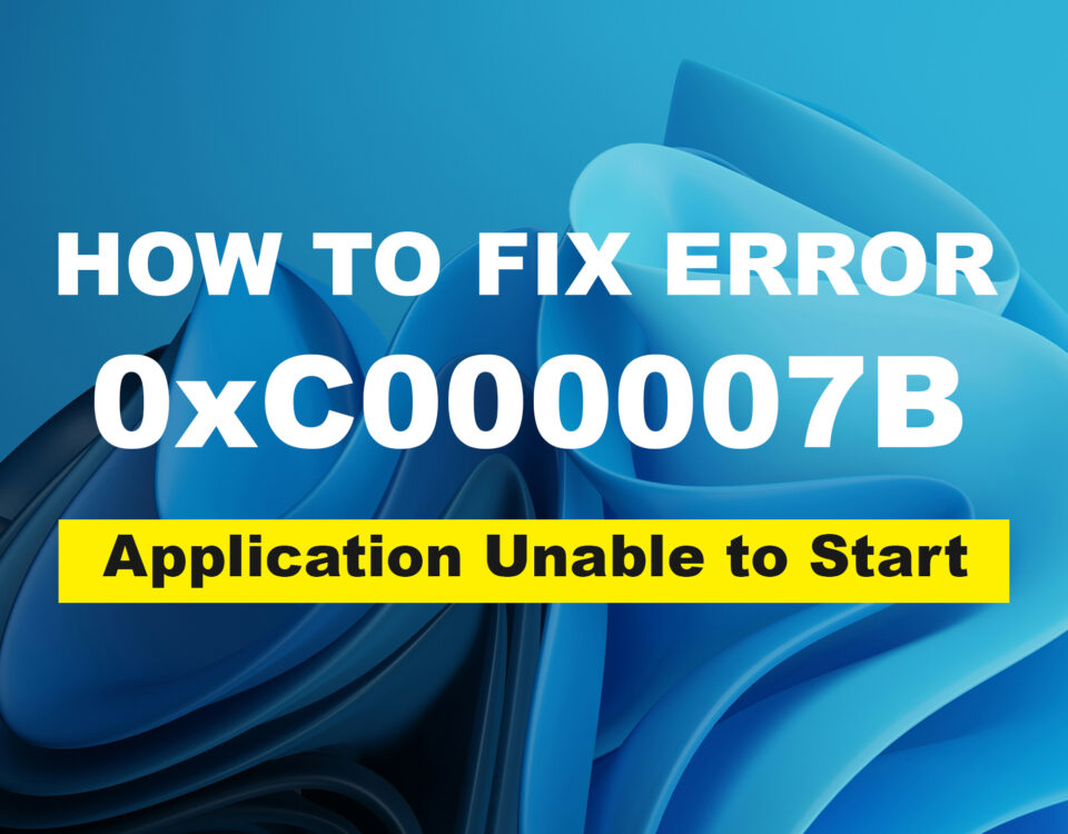 error 0xC000007B