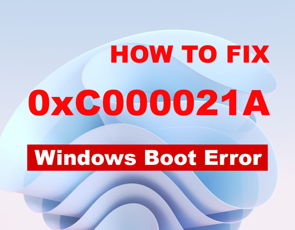 error 0xc000021a