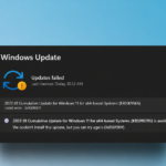 update error 0x800f081f featured image
